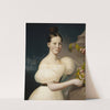 Portrait Of Eva Törngren (1820 - 1864) by Johan Erik Lindh
