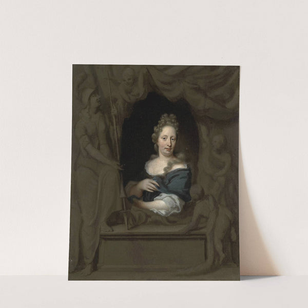 Portrait of Eva Visscher, Wife of Michiel van Musscher by Michiel Van Musscher
