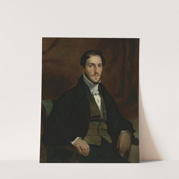 Portrait Of Félix Guillemardet (1835) by Eugène Delacroix