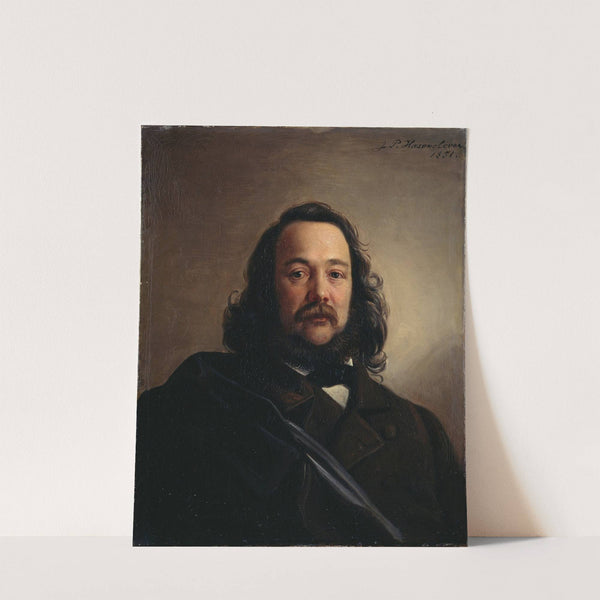 Portrait of Ferdinand Freiligrath by Johann Peter Hasenclever