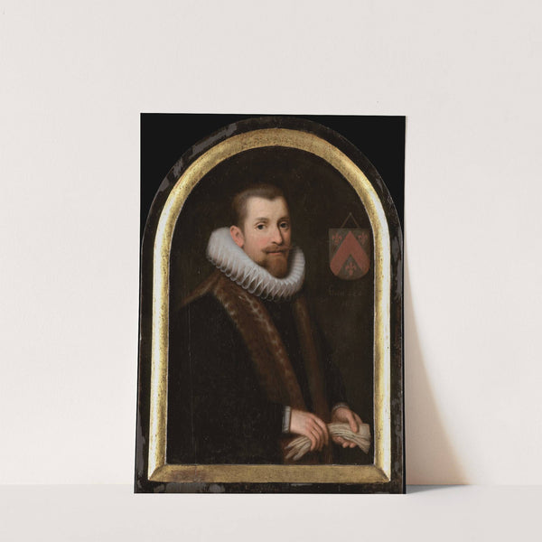 Portrait of Floris Gerritsz van Schoterbosch (c. 1562-1618) by Cornelis Engelsz.