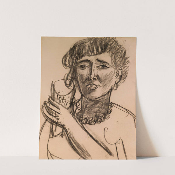 Portrait of Frances Swing van Veen (1950) by Max Beckmann