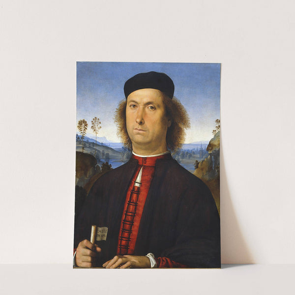 Portrait of Francesco delle Opere (1494) by Pietro Perugino