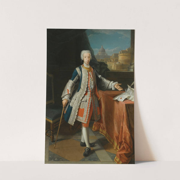 Portrait Of Francisco Pescatori Baroni Mastigoli Y Pasqual (1721-1791), Third Marquis Of San Andrès De Parma by Agostino Masucci
