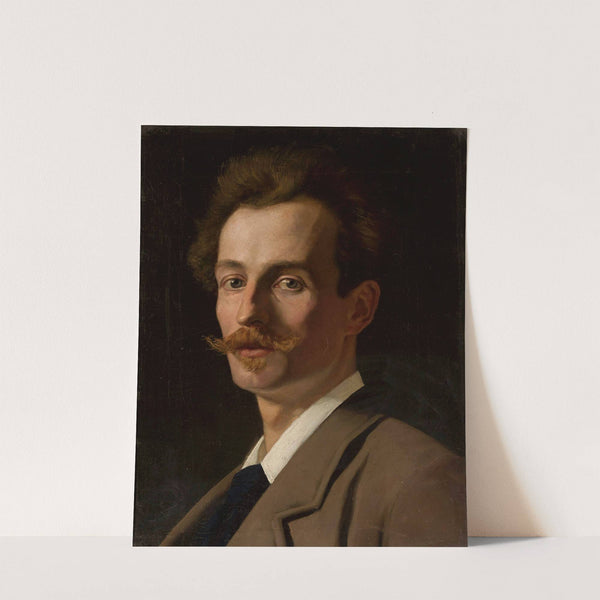 Portrait of Franciszek Krudowski, painter by Jan Styka