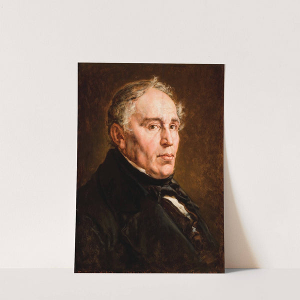 Portrait of Franciszek Matejko, Artist's Father. by Jan Matejko