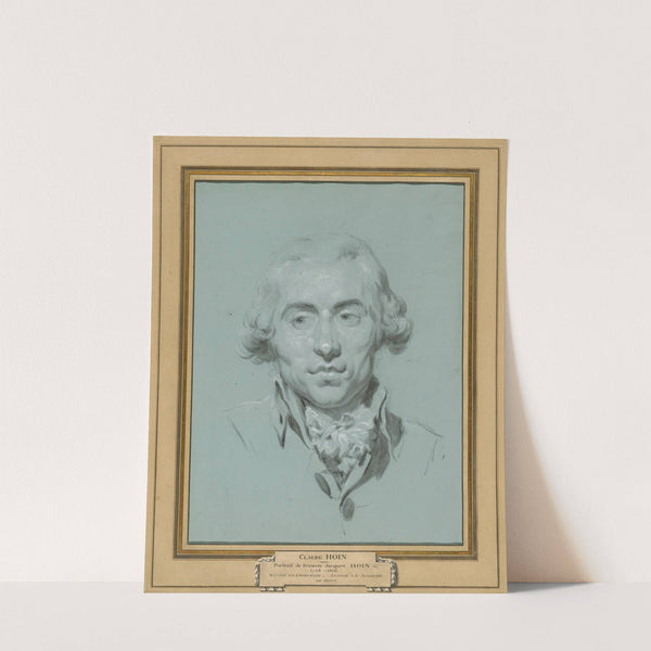 Portrait of François-Jean Hoin (1748 – 1808) (1780s) by Claude Hoin