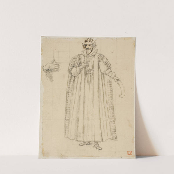 Portrait of François Viète (1861) by Charles Meryon