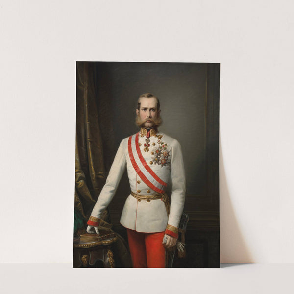 Portrait of Franz Joseph I by Franz Russ The Elder