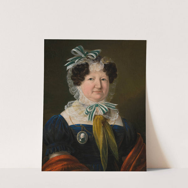 Portrait of Franziska Salesia Gräfin von Gleispach by Johann Wachtl