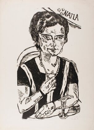 Portrait of ‘Frau H. M.’ (Naila) (1923)