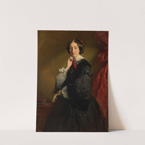 Portrait of Frau Oelzelt von Newien (1857) by Friedrich von Amerling