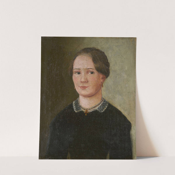 Portrait of Frau Wenz (1851) by Lukas Kirner
