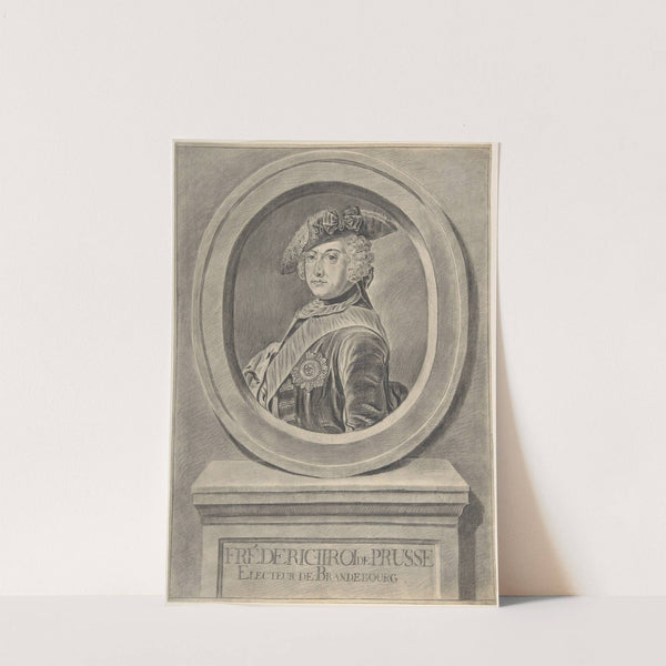 Portrait of Frederick II of Prussia, after Antoine Pesne by Johann Georg Wille