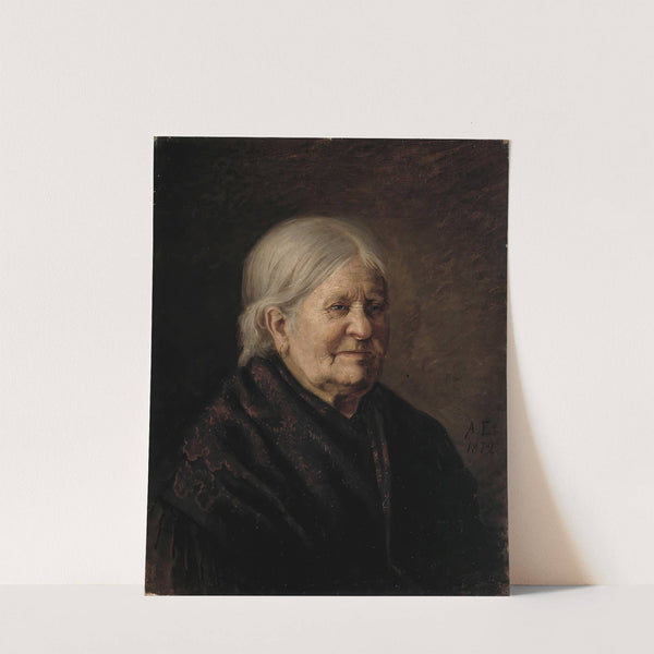 Portrait of Fredrika Snygg (Tajta) (1872) by Albert Edelfelt