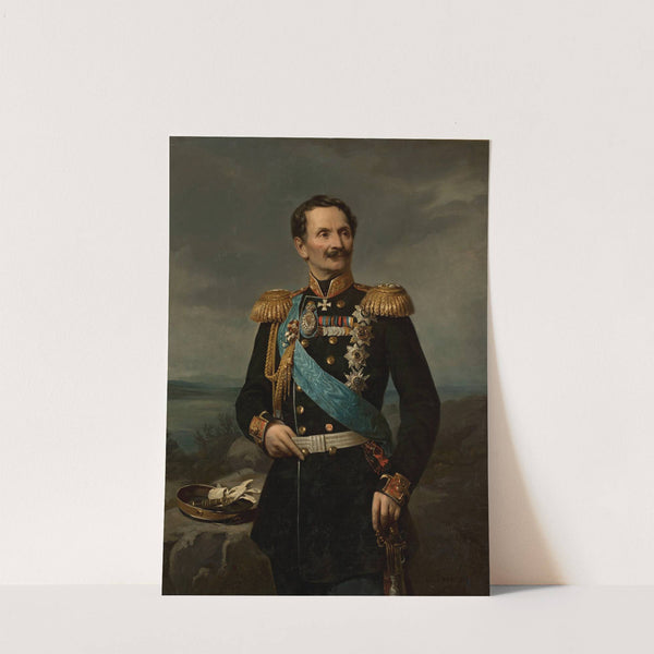 Portrait of Friedrich Berg (1867) by Józef Simmler