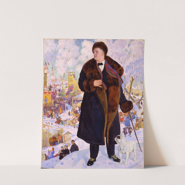 Portrait of Fyodor Chaliapin by Boris Kustodiev