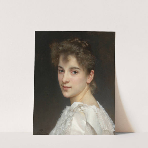 Portrait Of Gabrielle Cot (1890) by William Bouguereau