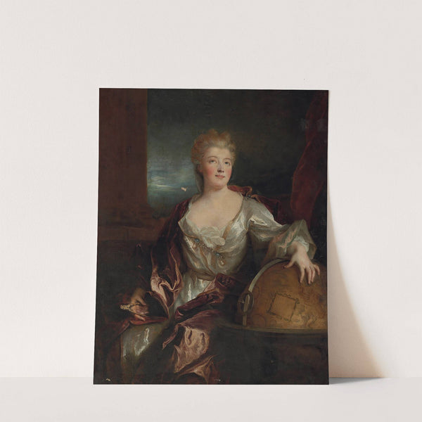 Portrait of Gabrielle-Émilie le Tonnelier de Breteuil, Marquise du Châtelet by Nicolas de Largillière