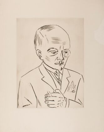 Portrait of Georg Swarzenski (1928)