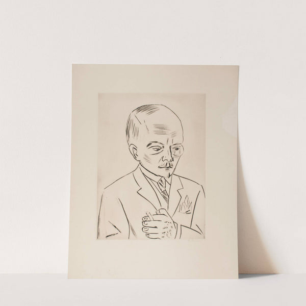 Portrait of Georg Swarzenski (1928) by Max Beckmann