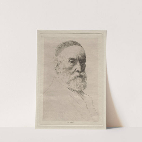 Portrait of George Frederic Watts (1879) by Alphonse Legros