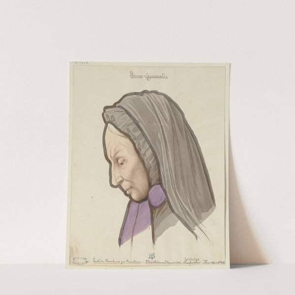 Portrait of Gertrude Brentano by Eduard von Steinle