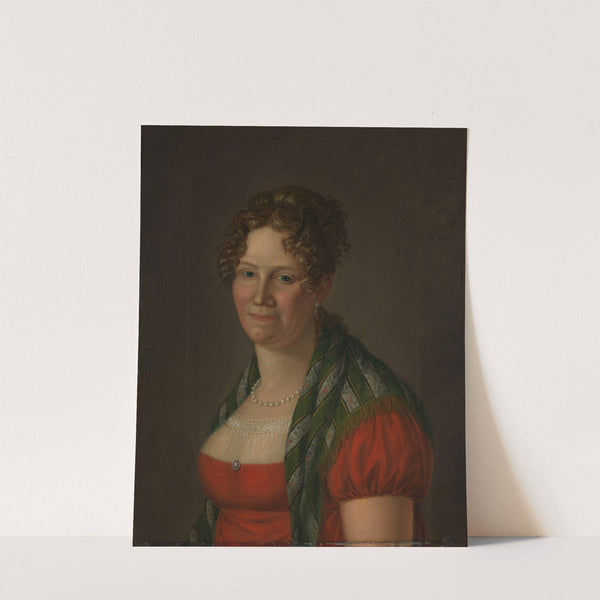 Portrait of Gesina Ørbech Ring by Jacob Munch