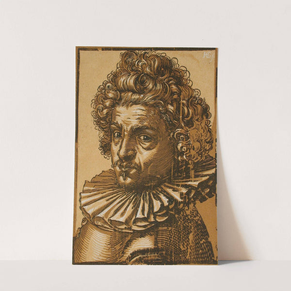 Portrait of Gillis van Breen (circa 1588) by Hendrick Goltzius