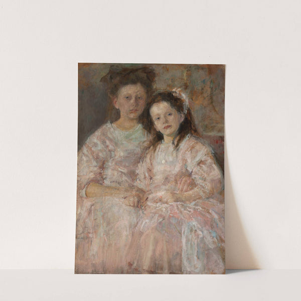 Portrait of girls, Helena Chmielarczyk and Władysława Chmielarczyk (1906) by Olga Boznanska