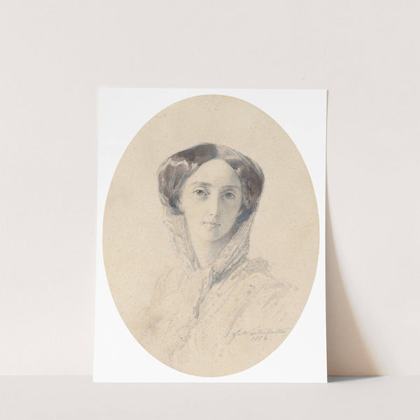 Portrait Of Grand Duchess Olga Nikolaevna, Later Queen Consort Of Württemberg (1856) by Franz Xaver Winterhalter