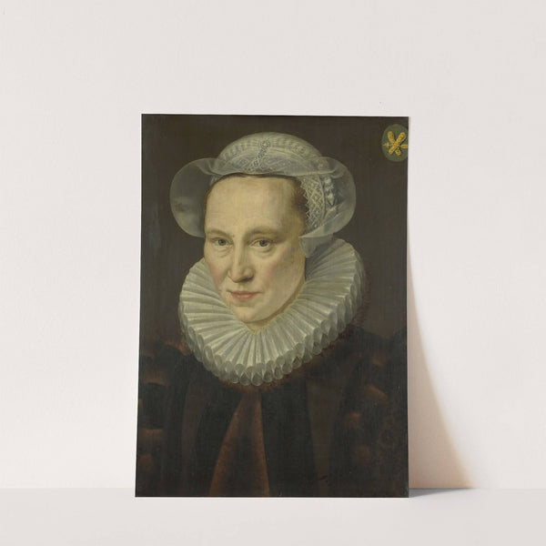 Portrait of Grietje Pietersdr Codde by Adriaen Thomasz. Key