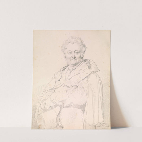 Portrait of Guillaume Guillon-Lethière by Jean Auguste Dominique Ingres