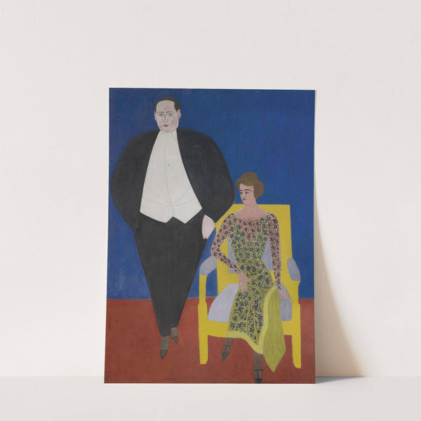 Portrait of Gustave en Norine Van Hecke by Léon Spilliaert