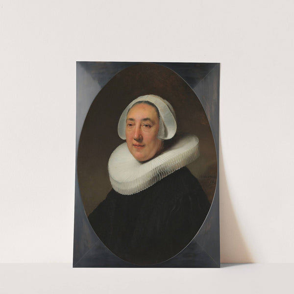 Portrait of Haesje Jacobsdr van Cleyburg by Rembrandt van Rijn