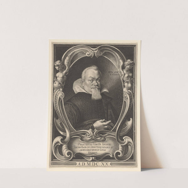 Portrait of Hans Jacob Bair at the age of 45 (1602) by Lucas Kilian