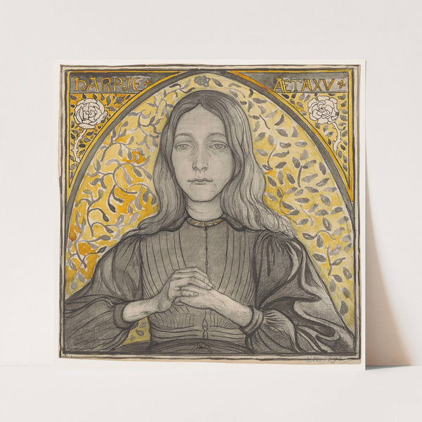 Portrait of Harpje, Aged 15 (1895) by Richard Nicolaüs Roland Holst