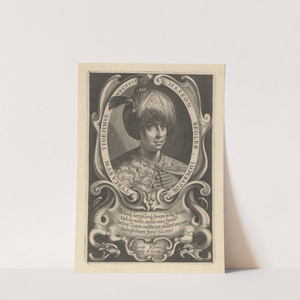 Portrait of Hassan Khodja (1626) by Lucas Kilian