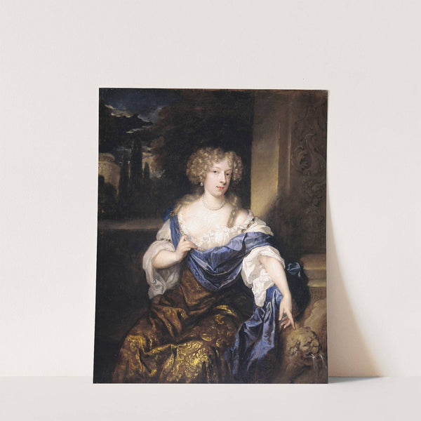 Portrait of Helena Ctaharina de Witte 91661-95), wife of Iman mogge, lord of Haamstede by Caspar Netscher