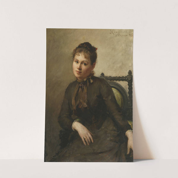 Portrait of Helena Piltz née Rymowicz by Jan Ciągliński