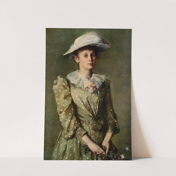 Portrait of Helene Roederstein (The Painter’s Sister) (1890) by Ottilie Wilhelmine Roederstein