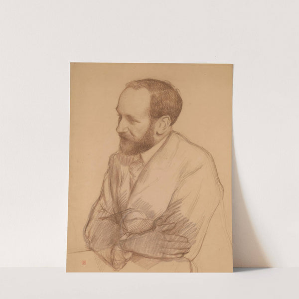 Portrait of Henri Ghéon by Theo van Rysselberghe