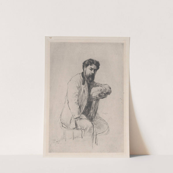 Portrait of Henri Rouart (1875) by Marcellin-Gilbert Desboutin