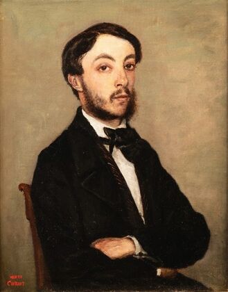 Portrait of Henri Sennegon, nephew of Corot (1828-1886)