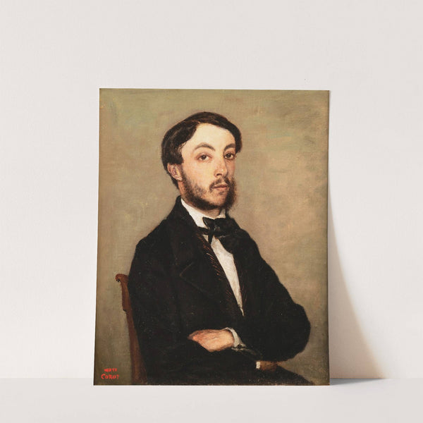 Portrait of Henri Sennegon, nephew of Corot (1828-1886) by Jean-Baptiste-Camille Corot