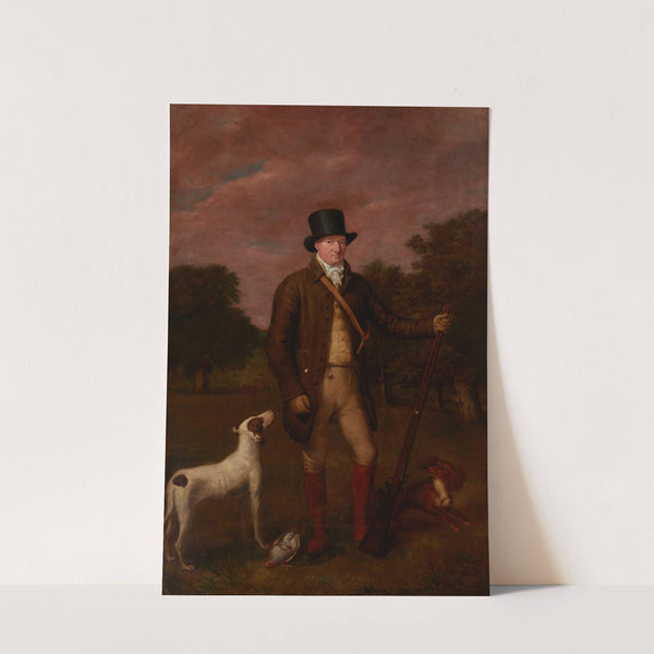 Portrait of Henry Hoste Henley (1766-1833) with dogs by Thomas Arrowsmith