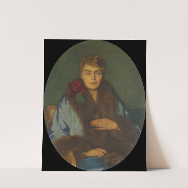 Portrait of Hilda Österman (1918) by Bernhard Österman