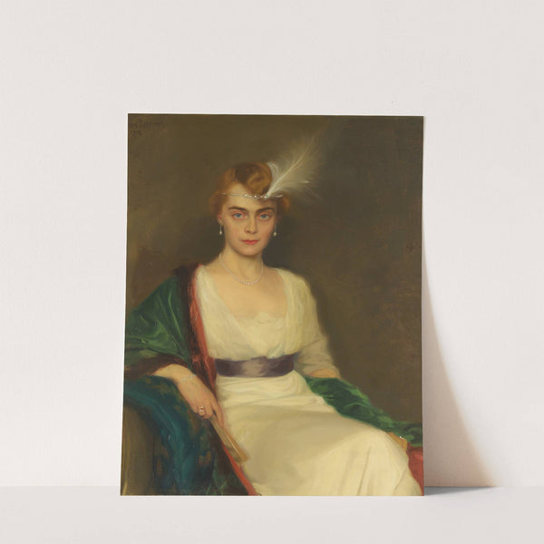 Portrait of Hilda Österman (1912) by Bernhard Österman