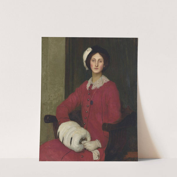 Portrait Of Hilda Spencer Watson by George Spencer Watson