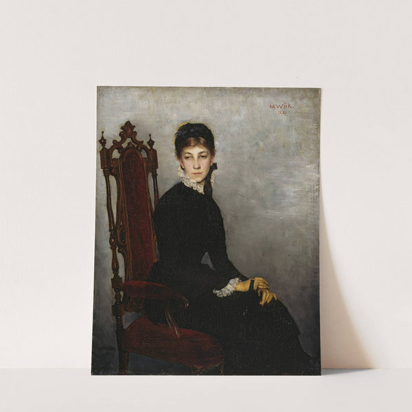 Portrait Of Hilda Wiik (1881) by Maria Wiik